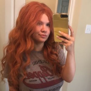 24 HR SALE!! 24 inch copper full lace wig